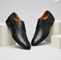 kickonus Mens Formal Dress Shoes Polished Leather