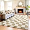 KICMOR 6x9 Rugs for Living Room Beige
