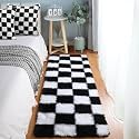 KICMOR Fluffy Soft Runner Rug for Bedroom