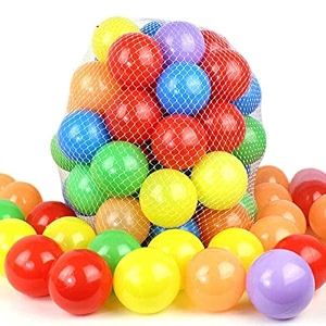 kid39s charm premium plastic balls for kids - multicolour 4cm baby pool pitocean ball without sharp edges - soft for toddler play tents amp tunnels indoor pack of 72