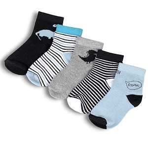 kid39s socks for boys and girls - made with soft amp breathable cotton with antibacterial wash pack of 5 suitable for all day long use