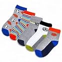 Kid's Socks for Boys and Girls - Made with Soft &amp; Breathable Cotton with Antibacterial Wash, Pack Of 5, Suitable for all day long use
