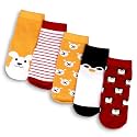 Kid's Socks for Boys and Girls - Made with Soft &amp; Breathable Cotton with Antibacterial Wash, Pack Of 5, Suitable for all day long use