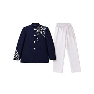 Kid Boys Ethnic Stylish Suit Set Comfortable