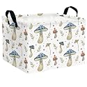 Kid Storage Basket, Blue Mushroom