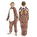 Kid Reindeer Onesie Pajamas Deer Christmas Halloween Costume Boy Girl Animal Onepiece, Dot Deer, 130cm