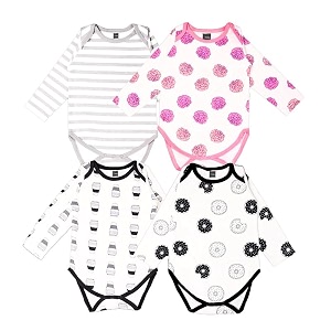 kidbea 100 cotton multi color romperbodysuitonesies for baby boy amp baby girl