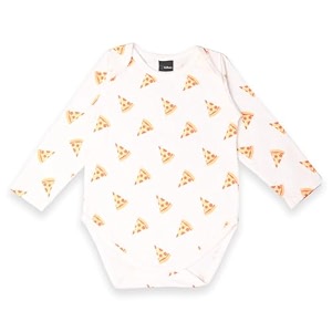 kidbea 100 cotton multi color half sleeve onesiez  bodysuit  jumpsuit  nightsuit  romper for baby boy amp baby girl pizza - yellow 0-3 months