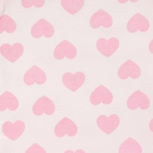 kidbea 100 organic cotton romper bodysuit jumpsuit combo of lovely heart print amp donut print 0-3 month