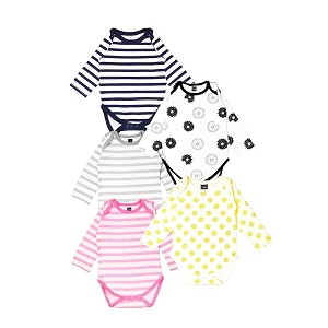 kidbea 100 organic cotton onesie  bodysuit  nightsuit  jumpsuit combo of 5 designs for new new born baby summer wear