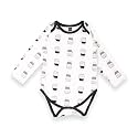 Kidbea 100% Cotton Multi Color Half Sleeve Onesies | Bodysuit | Jumpsuit | Nightsuit | Romper for Baby Boy &amp; Baby Girl (Cups - Black 3-6 Months)