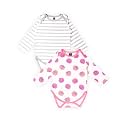 Kidbea 100% Organic Cotton Onesie | Bodysuit | Nightsuit | Jumpsuit Combo of 2 Designs For New Born baby Summer Wear