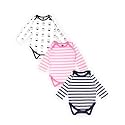 Kidbea 100% Cotton Multi Color Romper/Bodysuit/Onesies for Baby Boy &amp; Baby Girl