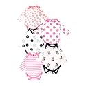 Kidbea 100% Organic Cotton Onesie | Bodysuit | Nightsuit | Jumpsuit Combo of 5 Designs For New New Born baby Summer Wear