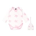 Kidbea 100% Organic Cotton Unicorn Printed Onesie with Cap | Bodysuit | Jumpsuit | Nightsuit For Baby Boy &amp; Baby Girl Combo Unocorn_9-12 Months