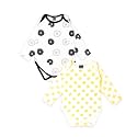 Kidbea 100% Organic Cotton Romper Bodysuit Jumpsuit Combo of Donut Print &amp; Pretzel Print 3-6 Month