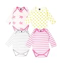 Kidbea 100% Cotton Multi Color Romper/Bodysuit/Onesies for Baby Boy &amp; Baby Girl