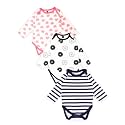 Kidbea 100% Cotton Multi Color Romper/Bodysuit/Onesies for Baby Boy &amp; Baby Girl