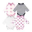 Kidbea 100% Cotton Multi Color Romper/Bodysuit/Onesies for Baby Boy &amp; Baby Girl