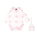 Kidbea 100% Organic Cotton Unicorn Printed Onesie with Cap | Bodysuit | Jumpsuit | Nightsuit For Baby Boy & Baby Girl Combo Unocorn_3-6 Months