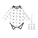Kidbea 100% Organic Cotton Cup Printed Printed Onesie with Cap | Bodysuit | Jumpsuit | Nightsuit For Baby Boy &amp; Baby Girl Combo Cup Printed_3-6 Months