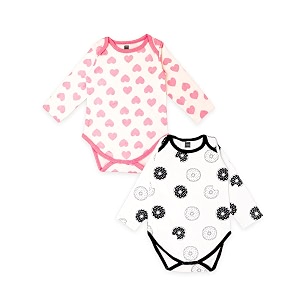 kidbea 100 organic cotton onesie  bodysuit  nightsuit  jumpsuit combo of 2 designs for new born baby summer wear