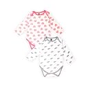 Kidbea 100% Organic Cotton Onesie | Bodysuit | Nightsuit | Jumpsuit Combo of 2 Designs For New Born baby Summer Wear