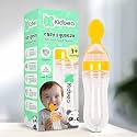Kidbea Baby Feeding Spoon Ultra Soft Food Grade Silicone for Cereals for Infant Baby 3 Months Plus