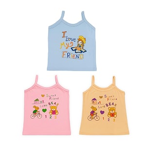 kidbea baby girl cotton sleeveless soft printed camisole vest  kids summer wear tank top for infant amp toddlers