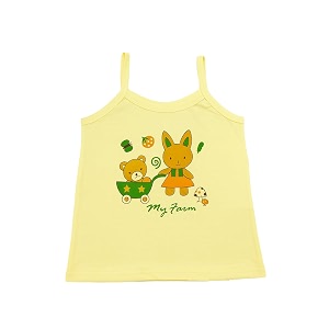 kidbea baby girl cotton sleeveless soft printed camisole vest  kids summer wear tank top for infant amp toddlers