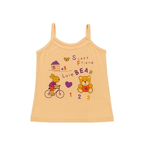 kidbea baby girl cotton sleeveless soft printed camisole vest  kids summer wear tank top for infant amp toddlers