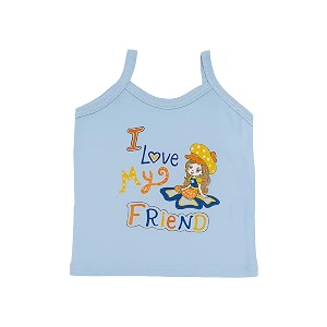 kidbea baby girl cotton sleeveless soft printed camisole vest  kids summer wear tank top for infant amp toddlers