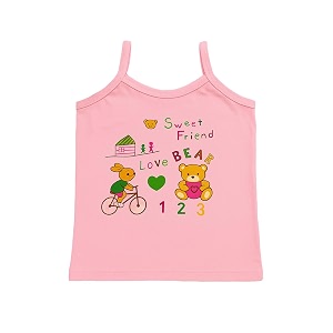 kidbea baby girl cotton sleeveless soft printed camisole vest  kids summer wear tank top for infant amp toddlers
