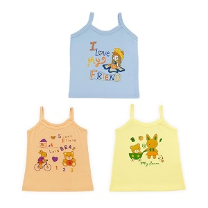kidbea baby girl cotton sleeveless soft printed camisole vest  kids summer wear tank top for infant amp toddlers