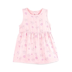 Kidbea Bamboo Cotton Baby Girl Dress Sleeveless