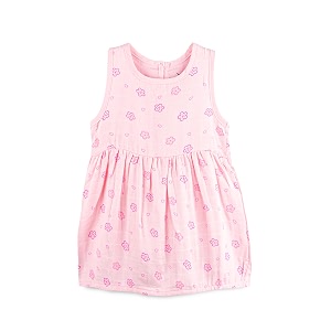Kidbea Bamboo Cotton Baby Girl Dress Sleeveless