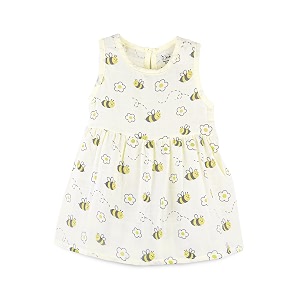 Kidbea Bamboo Cotton Baby Girl Dress Sleeveless