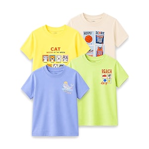 kidbea bamboo unisex kids t-shirt ultra-soft premium half sleeve graphic tee for boys amp girls casual summer wear for toddlers amp kids