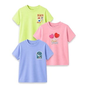 kidbea bamboo unisex kids t-shirt ultra-soft premium half sleeve graphic tee for boys amp girls casual summer wear for toddlers amp kids