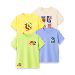 kidbea bamboo unisex kids t-shirt ultra-soft premium half sleeve graphic tee for boys amp girls casual summer wear for toddlers amp kids