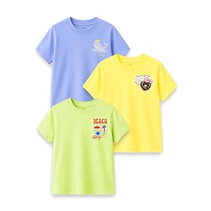 kidbea bamboo unisex kids t-shirt ultra-soft premium half sleeve graphic tee for boys amp girls casual summer wear for toddlers amp kids