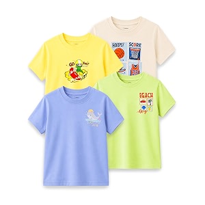 kidbea bamboo unisex kids t-shirt ultra-soft premium half sleeve graphic tee for boys amp girls casual summer wear for toddlers amp kids