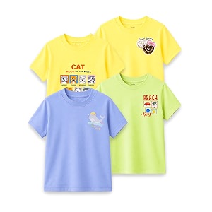 kidbea bamboo unisex kids t-shirt ultra-soft premium half sleeve graphic tee for boys amp girls casual summer wear for toddlers amp kids