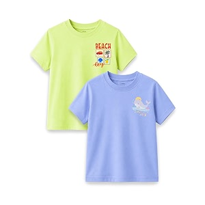 kidbea bamboo unisex kids t-shirt ultra-soft premium half sleeve graphic tee for boys amp girls casual summer wear for toddlers amp kids