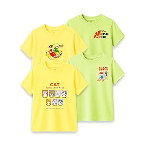 kidbea bamboo unisex kids t-shirt ultra-soft premium half sleeve graphic tee for boys amp girls casual summer wear for toddlers amp kids