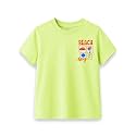 Kidbea Bamboo Unisex Kids T-Shirt Ultra-Soft Premium Half Sleeve Graphic Tee for Boys &amp; Girls, Casual Summer Wear for Toddlers &amp; Kids