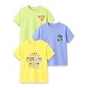 Kidbea Bamboo Unisex Kids T-Shirt Ultra-Soft Premium Half Sleeve Graphic Tee for Boys &amp; Girls, Casual Summer Wear for Toddlers &amp; Kids