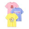 Kidbea Bamboo Unisex Kids T-Shirt Ultra-Soft Premium Half Sleeve Graphic Tee for Boys &amp; Girls, Casual Summer Wear for Toddlers &amp; Kids