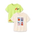 Kidbea Bamboo Unisex Kids T-Shirt Ultra-Soft Premium Half Sleeve Graphic Tee for Boys &amp; Girls, Casual Summer Wear for Toddlers &amp; Kids
