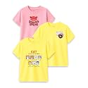 Kidbea Bamboo Unisex Kids T-Shirt Ultra-Soft Premium Half Sleeve Graphic Tee for Boys &amp; Girls, Casual Summer Wear for Toddlers &amp; Kids
